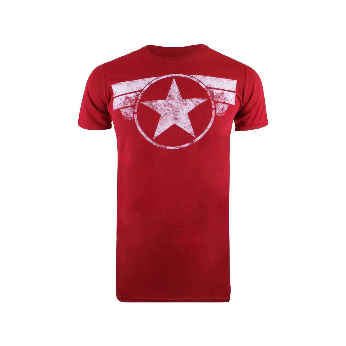 Abbigliamento Uomo T-shirts a maniche lunghe Captain America TV228 Rosso