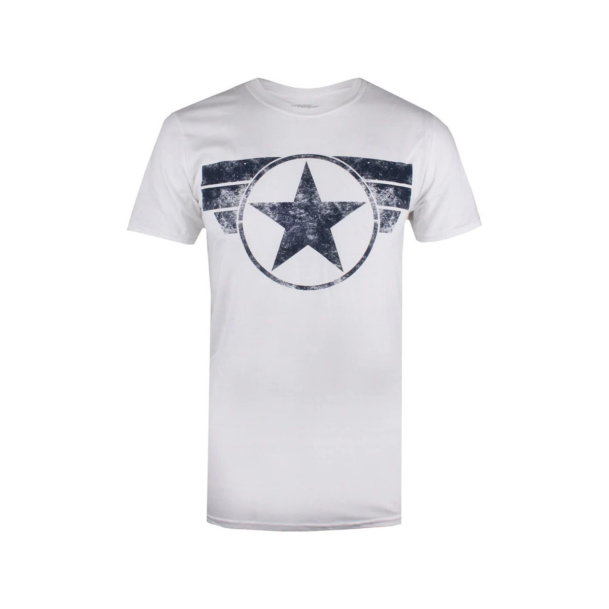 Abbigliamento Uomo T-shirts a maniche lunghe Captain America TV228 Bianco