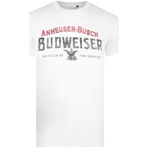 Abbigliamento Uomo T-shirts a maniche lunghe Budweiser TV255 Bianco