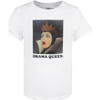 Abbigliamento Donna T-shirts a maniche lunghe Snow White And The Seven Dwarfs Drama Queen Nero