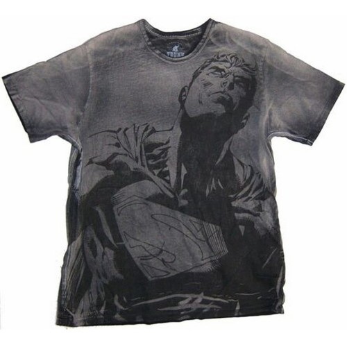 Abbigliamento Uomo T-shirts a maniche lunghe Dc Comics TV295 Nero