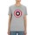 Abbigliamento Uomo T-shirts a maniche lunghe Captain America TV298 Grigio