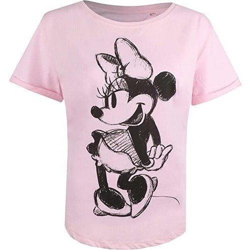 Abbigliamento Donna T-shirts a maniche lunghe Disney TV326 Rosso