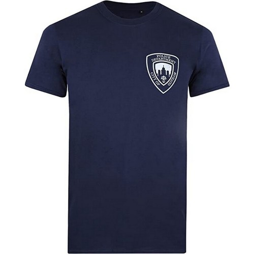 Abbigliamento Uomo T-shirts a maniche lunghe Dessins Animés Gotham City Police Department Blu