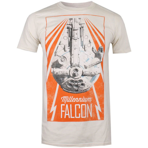 Abbigliamento Uomo T-shirts a maniche lunghe Disney Millennium Falcon Beige
