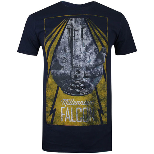 Abbigliamento Uomo T-shirts a maniche lunghe Disney Millennium Falcon Blu