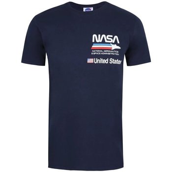 Abbigliamento Uomo T-shirts a maniche lunghe Nasa Plane Aeronautics Blu