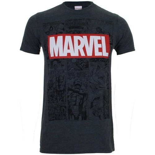 Abbigliamento Uomo T-shirts a maniche lunghe Marvel TV353 Grigio