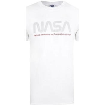 Abbigliamento Uomo T-shirts a maniche lunghe Nasa TV363 Bianco