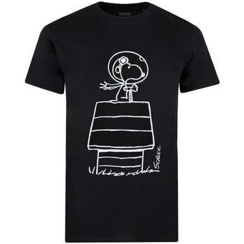 Abbigliamento Uomo T-shirts a maniche lunghe Peanuts TV366 Nero
