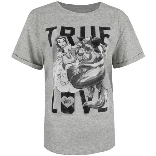 Abbigliamento Donna T-shirts a maniche lunghe Dessins Animés True Love Grigio