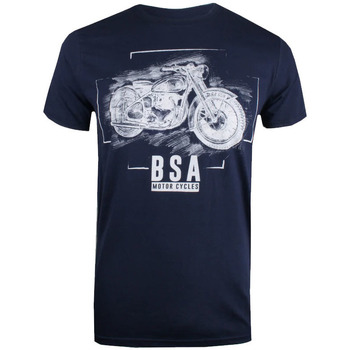 Abbigliamento Uomo T-shirts a maniche lunghe Bsa TV379 Blu