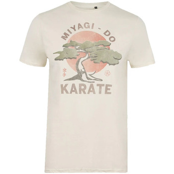 Abbigliamento Uomo T-shirts a maniche lunghe Cobra Kai Miyagi Do Karate Beige
