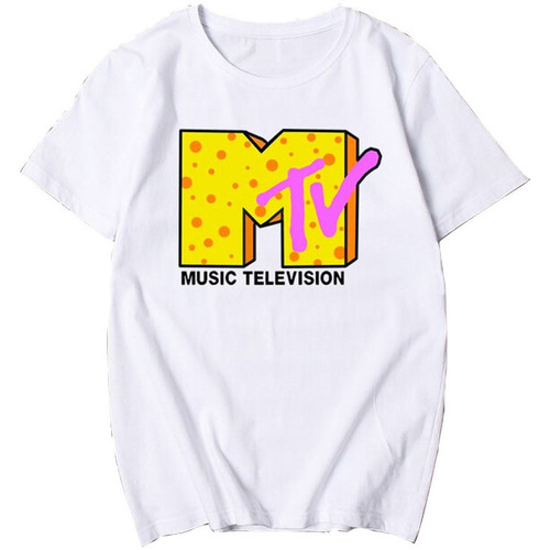 Abbigliamento Uomo T-shirts a maniche lunghe Mtv TV382 Bianco