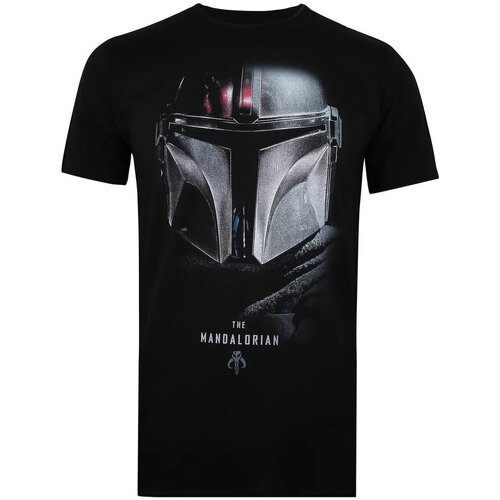 Abbigliamento Uomo T-shirts a maniche lunghe Star Wars: The Mandalorian TV406 Nero