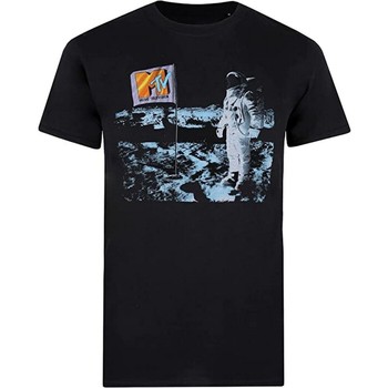 Abbigliamento Uomo T-shirts a maniche lunghe Mtv TV423 Nero
