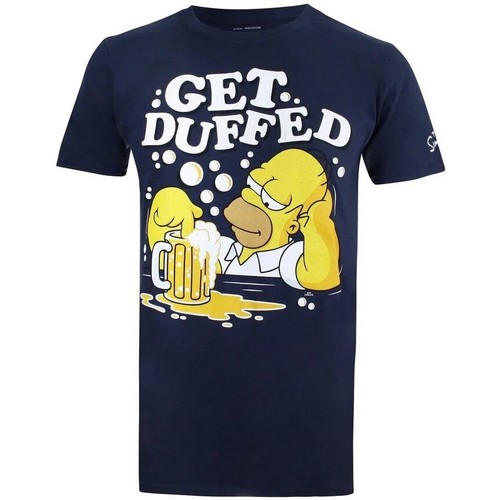 Abbigliamento Uomo T-shirts a maniche lunghe The Simpsons Get Duffed Multicolore