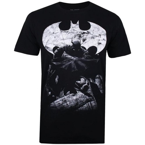 Abbigliamento Uomo T-shirts a maniche lunghe Dessins Animés Dark Knight Nero