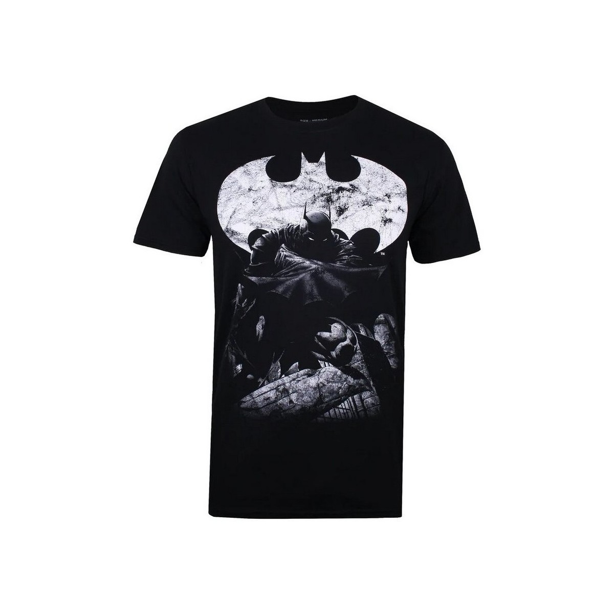 Abbigliamento Uomo T-shirts a maniche lunghe Dessins Animés Dark Knight Nero