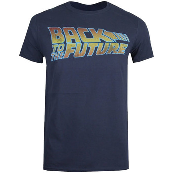 Abbigliamento Uomo T-shirts a maniche lunghe Back To The Future  Blu