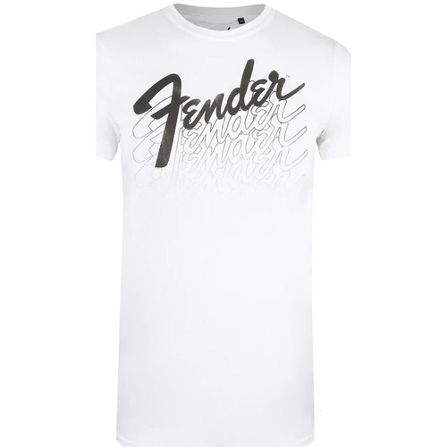 Abbigliamento Uomo T-shirts a maniche lunghe Fender TV586 Bianco