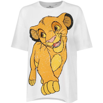 Abbigliamento Donna T-shirts a maniche lunghe The Lion King Happy Multicolore