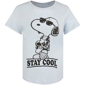 Abbigliamento Donna T-shirts a maniche lunghe Peanuts Stay Cool Nero