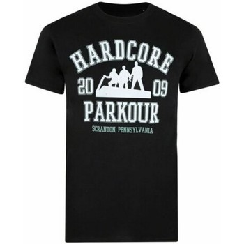 Abbigliamento Uomo T-shirts a maniche lunghe The Office Hardcore Parkour Nero