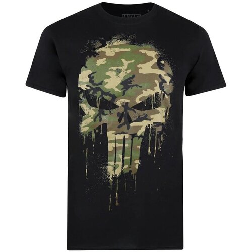 Abbigliamento Uomo T-shirts a maniche lunghe The Punisher TV706 Nero