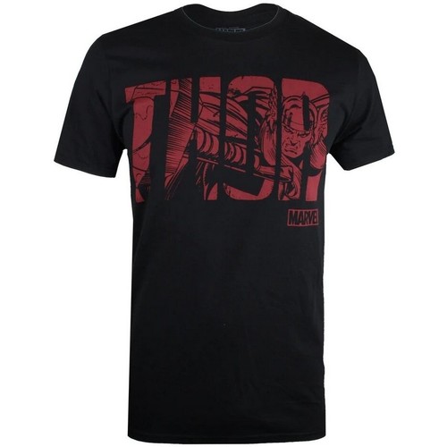 Abbigliamento Uomo T-shirts a maniche lunghe Thor TV720 Nero