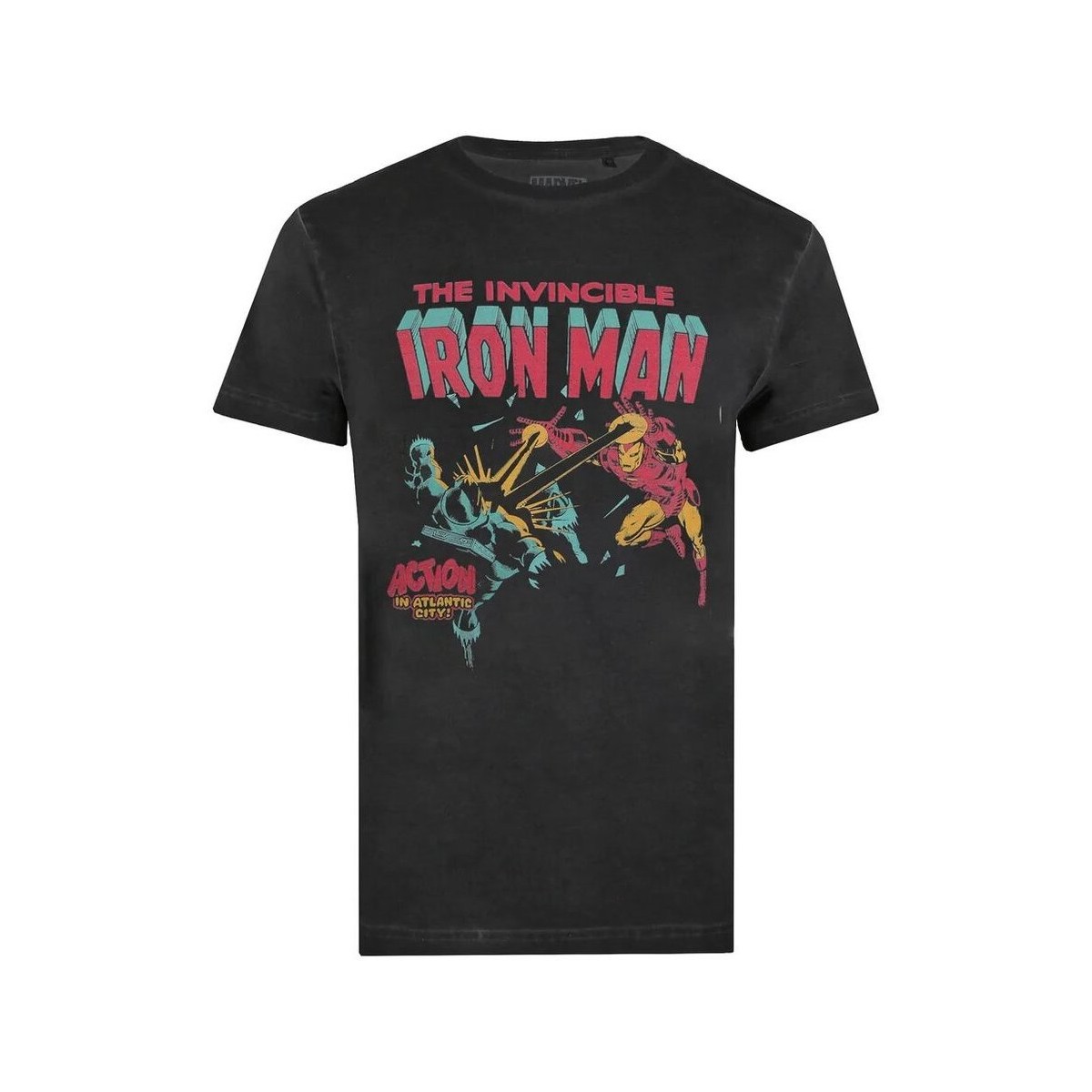 Abbigliamento Uomo T-shirts a maniche lunghe Iron Man TV759 Nero