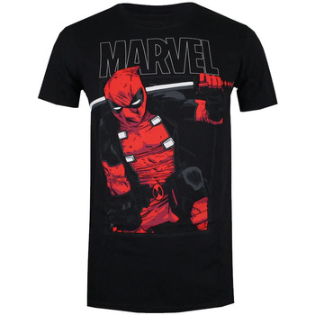 Abbigliamento Uomo T-shirts a maniche lunghe Deadpool  Nero