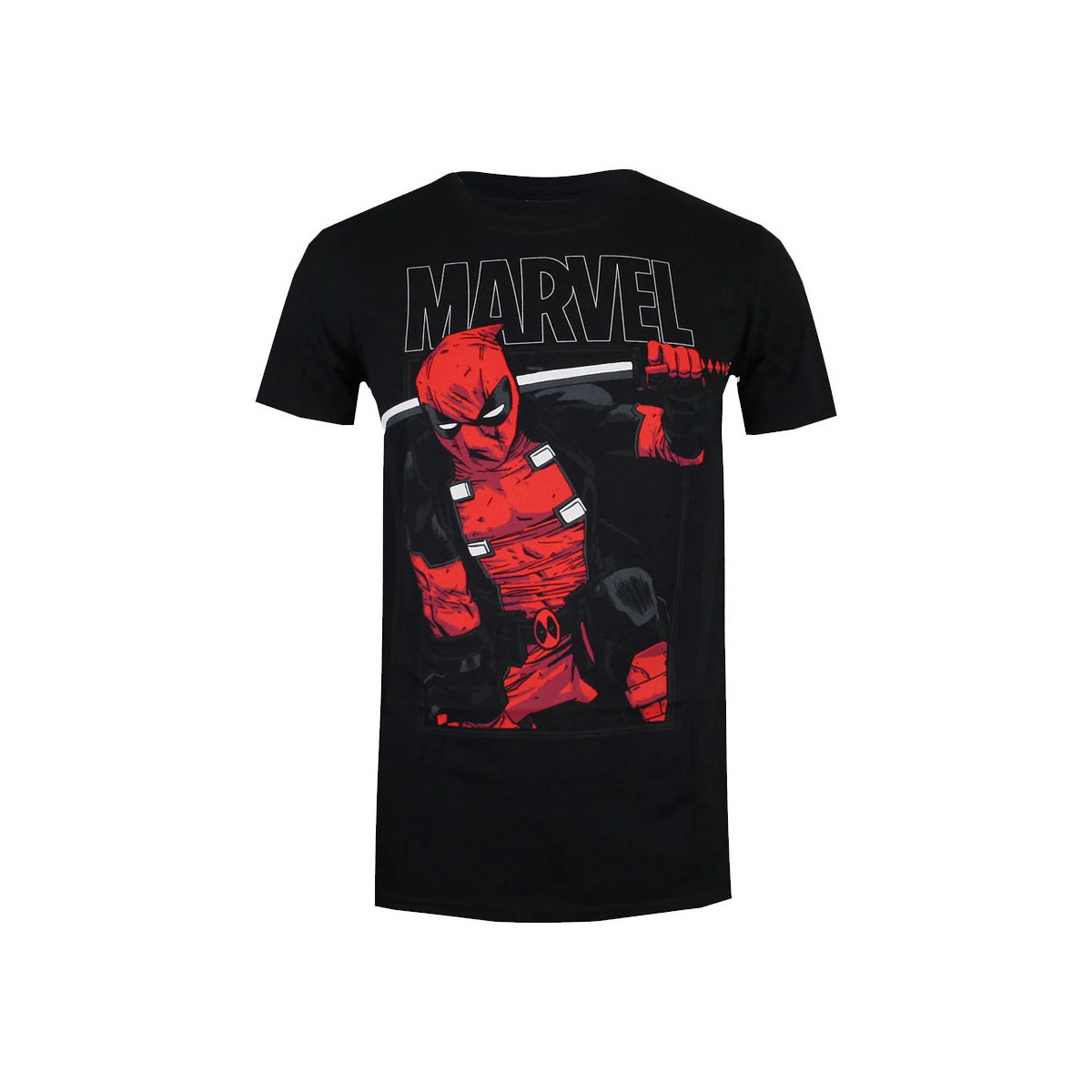 Abbigliamento Uomo T-shirts a maniche lunghe Deadpool TV769 Nero