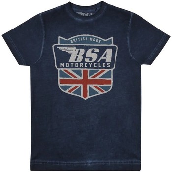 Abbigliamento Uomo T-shirts a maniche lunghe Bsa British Made Blu
