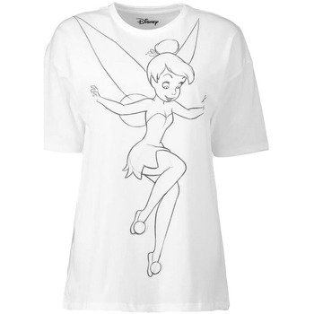 Abbigliamento Donna T-shirts a maniche lunghe Tinkerbell  Bianco
