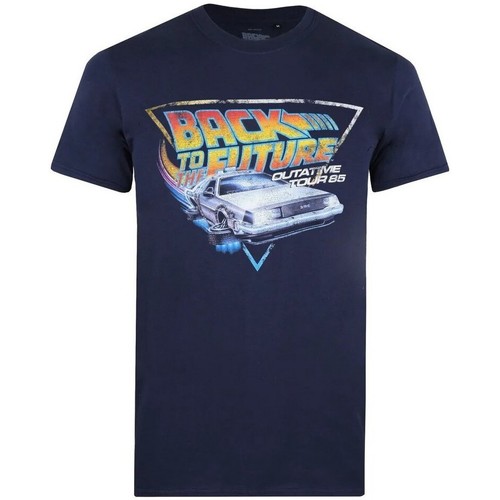 Abbigliamento Uomo T-shirts a maniche lunghe Back To The Future Tour Blu