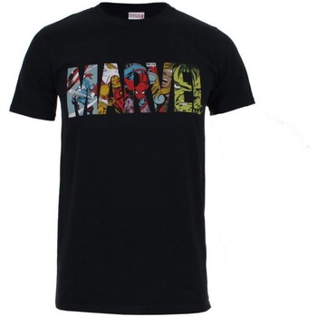 Abbigliamento Uomo T-shirts a maniche lunghe Marvel TV860 Nero