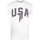 Abbigliamento Uomo T-shirts a maniche lunghe Captain America USA Nero