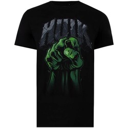 Abbigliamento Uomo T-shirts a maniche lunghe Hulk TV915 Nero
