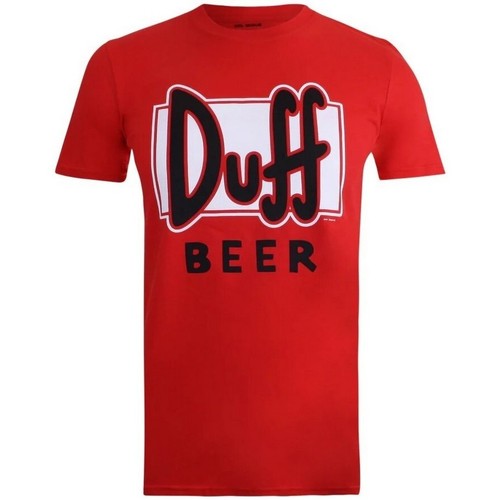 Abbigliamento Uomo T-shirts a maniche lunghe The Simpsons Duff Beer Nero