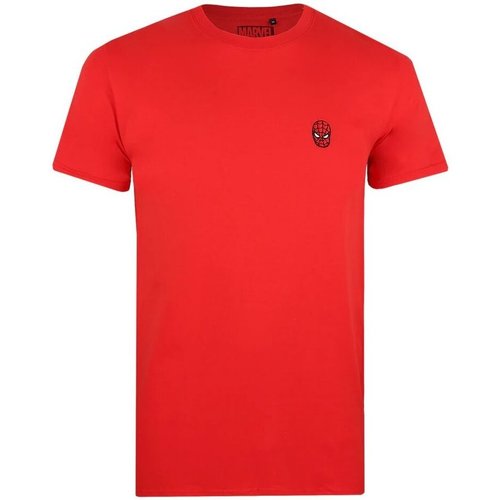 Abbigliamento Uomo T-shirts a maniche lunghe Marvel TV948 Rosso