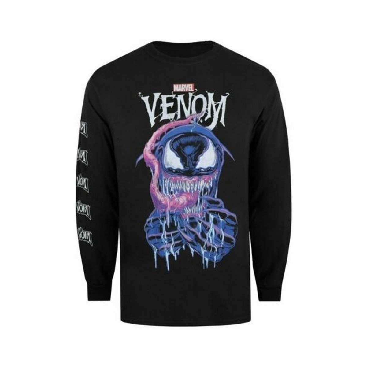 Abbigliamento Uomo T-shirts a maniche lunghe Venom Grin Nero