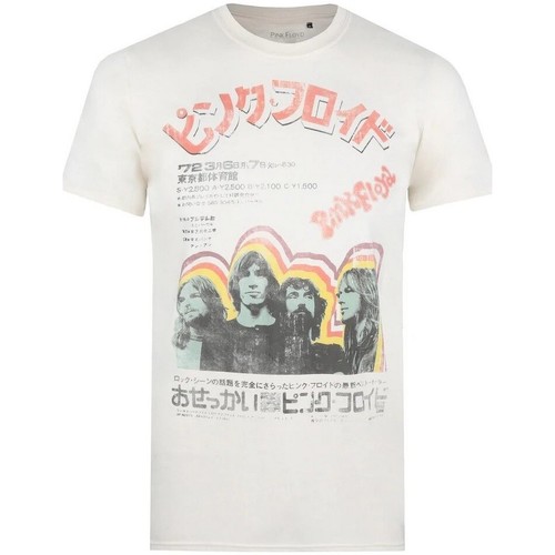 Abbigliamento Uomo T-shirts a maniche lunghe Pink Floyd TV971 Beige