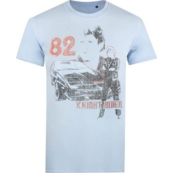Abbigliamento Uomo T-shirts a maniche lunghe Knight Rider 82 Blu