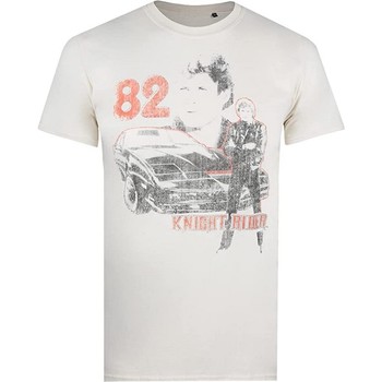 Abbigliamento Uomo T-shirts a maniche lunghe Knight Rider 82 Beige
