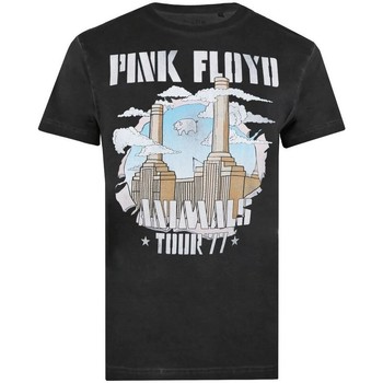 Abbigliamento Uomo T-shirts a maniche lunghe Pink Floyd Animals Tour 77 Nero
