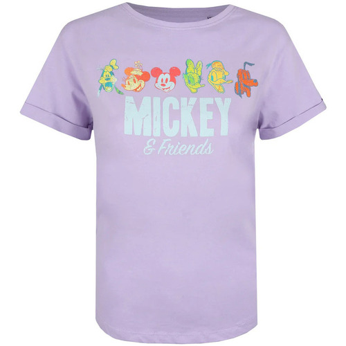 Abbigliamento Donna T-shirts a maniche lunghe Disney Mickey & Friends Viola