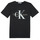 Abbigliamento Unisex bambino T-shirt maniche corte Calvin Klein Jeans MONOGRAM LOGO T-SHIRT Nero