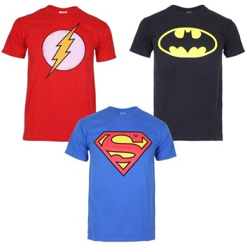 Abbigliamento Uomo T-shirts a maniche lunghe Dc Comics  Nero
