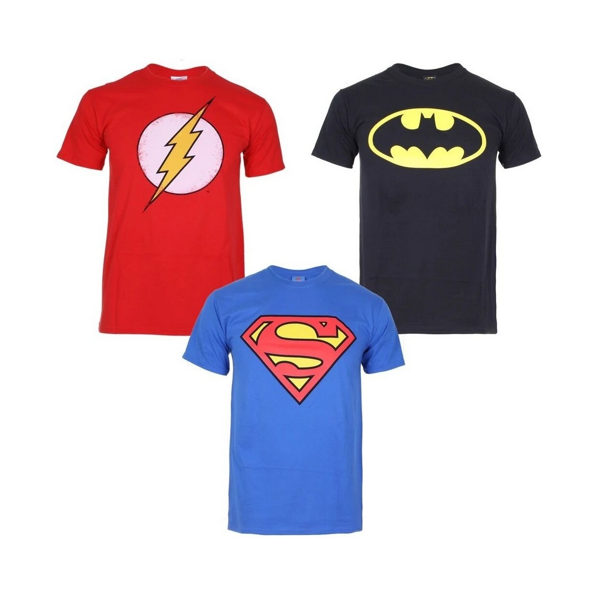 Abbigliamento Uomo T-shirts a maniche lunghe Dc Comics Hero Nero
